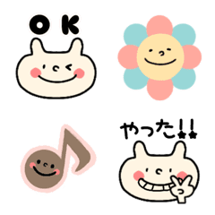 [LINE絵文字] ゆるめうさぎの画像