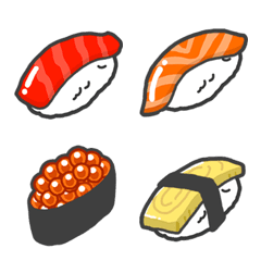 [LINE絵文字] みんなのお寿司の画像