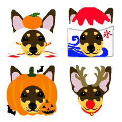 [LINE絵文字] real pinscher emoji 3の画像