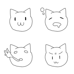 [LINE絵文字] ゆるいねこたちの絵文字の画像