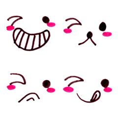 [LINE絵文字] Cute funny emoji Vol.21の画像