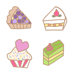 [LINE絵文字] Cake factory 絵文字の画像