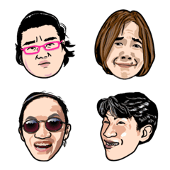 [LINE絵文字] Gumsalum7 Members Emoji Set 1の画像