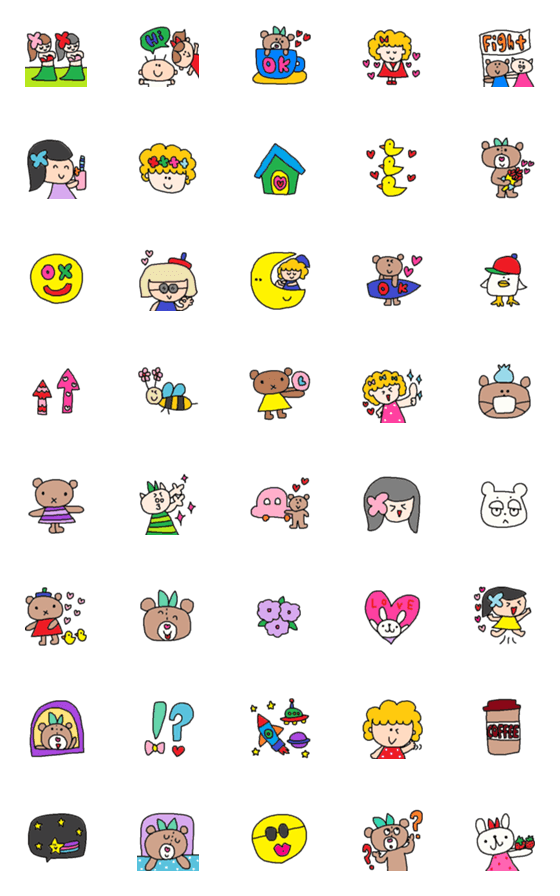 [LINE絵文字]Lilo emoji30の画像一覧