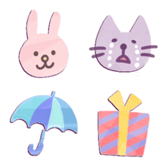 やわらかいろいろ絵文字の絵文字メイン画像