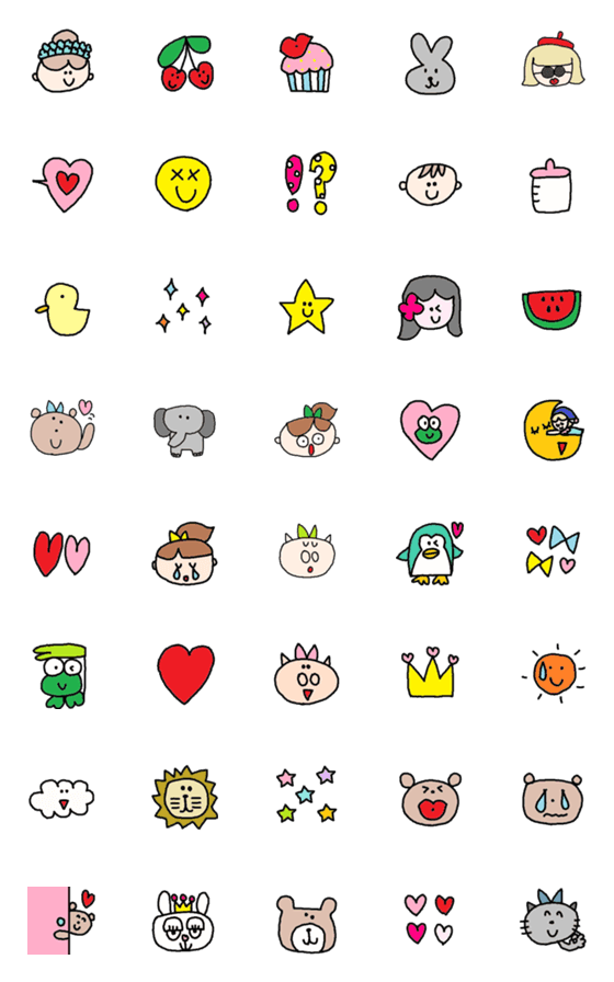 [LINE絵文字]Lilo emoji11の画像一覧