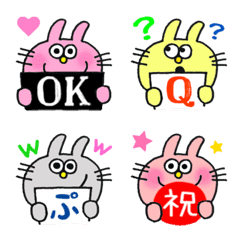 [LINE絵文字] カンペのうさたん★の画像