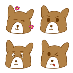 [LINE絵文字] Hello,cute puppy！の画像