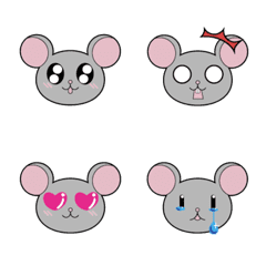 [LINE絵文字] Cute Mouseの画像