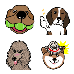 Gangsta dog emojiの絵文字メイン画像