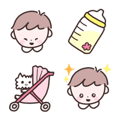 [LINE絵文字] かわいい♡ベビー絵文字の画像