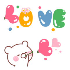 大好きな❤へ送る絵文字の絵文字メイン画像