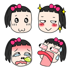 [LINE絵文字] A little girl Emojiの画像