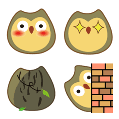 [LINE絵文字] OWL' Live faceの画像