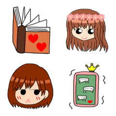 [LINE絵文字] Women's daily routineの画像