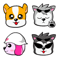 [LINE絵文字] Cool-Dogs Original Emojiの画像