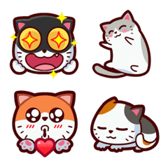 [LINE絵文字] Cat Lovers Emojiの画像