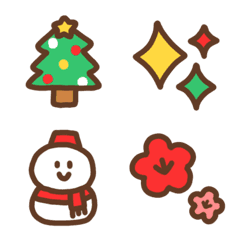 [LINE絵文字] 毎年使える！クリスマス＆お正月えもじの画像