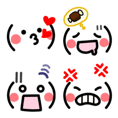 シンプルフェイス絵文字の絵文字メイン画像