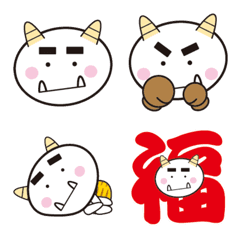 [LINE絵文字] オニちゃん  絵文字の画像