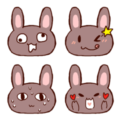 Little stupid rabbit's moodの絵文字メイン画像