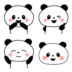 [LINE絵文字] いやしのパンダ絵文字の画像
