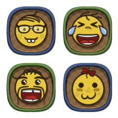 [LINE絵文字] Tiled Emoji setの画像