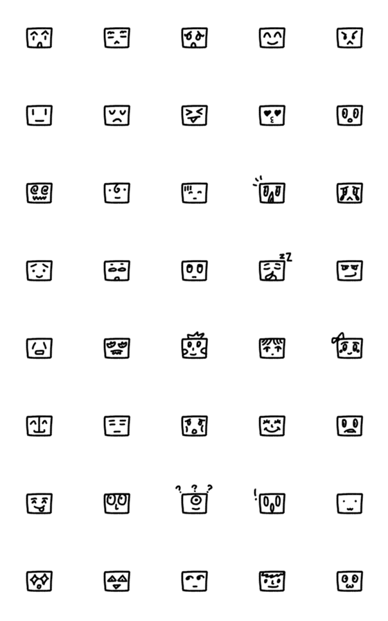 [LINE絵文字]EraserBrad Emojisの画像一覧