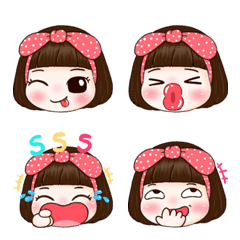 [LINE絵文字] Momo Emoji Have funnyの画像