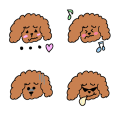 トイプードルの絵文字メイン画像