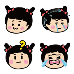 [LINE絵文字] Girl's MurMur-phizの画像