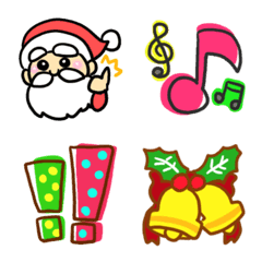 [LINE絵文字] クリスマス楽しみ絵文字の画像