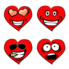 Mr Redheart emojiの絵文字メイン画像