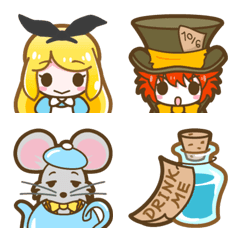 [LINE絵文字] アリスの世界2【お茶会】の画像