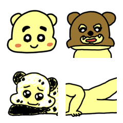 [LINE絵文字] クマもちの絵文字モチ！の画像