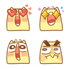 [LINE絵文字] A PiPi Cat - EMOJIの画像