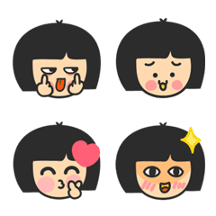 [LINE絵文字] The little girl Emojiの画像