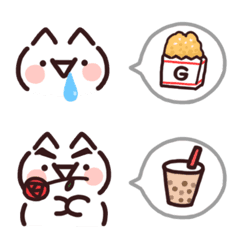 [LINE絵文字] Cats type textの画像