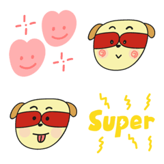 [LINE絵文字] Super Doggy super faceの画像