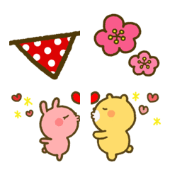 クリスマス＆お正月♪デコ絵文字の絵文字メイン画像