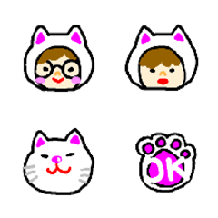 [LINE絵文字] RUUCAT and  FRIENDの画像