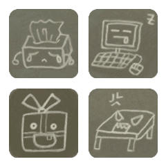 [LINE絵文字] Puabi Theater(Small groceries)の画像