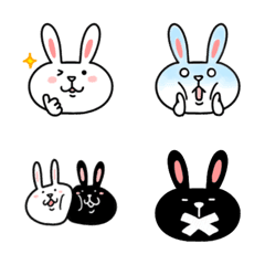 [LINE絵文字] ウサギのうさっ太 絵文字の画像