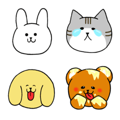 [LINE絵文字] ゆかいな動物達 絵文字の画像