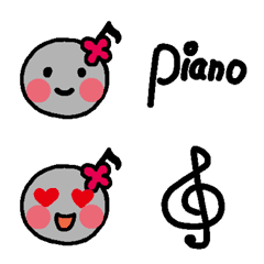 [LINE絵文字] ピアノの先生の画像