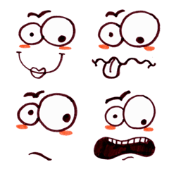 [LINE絵文字] Cute funny emoji Vol.41の画像