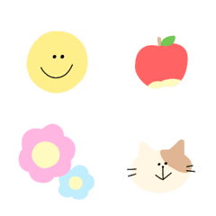 ゆるぱすてるえもじの絵文字メイン画像