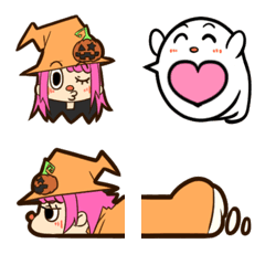 [LINE絵文字] ハッピー ラッキー ハロウィンの画像