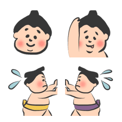 [LINE絵文字] お相撲さん絵文字の画像