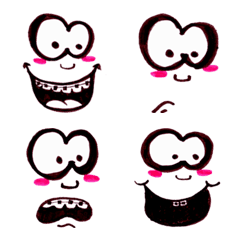 [LINE絵文字] Cute funny emoji Vol.31の画像